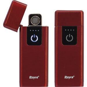 35571 ROYCE.Öngyújtó fém , USB-töltős