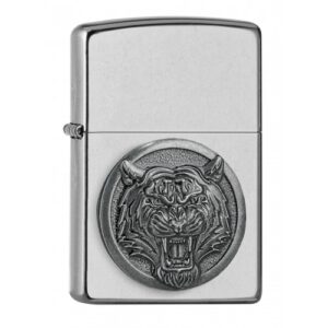 2007647 Zippo öngyújtó rátétes embléma, Tigris