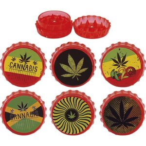 11371. Grinder- dohányörlő műanyag,2részes-4,5 cm