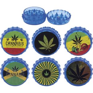 11372 Grinder-dohányörlő műanyag ,2 részes - 4,5 cm átmérő