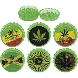 11374 Grinder-dohányörlő műanyag ,2 részes - 4,5 cm,