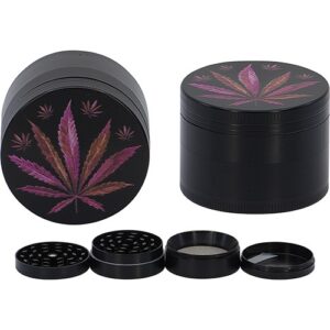 11377 Grinder- dohányörlő fém , 4 részes- 5 cm átmérő