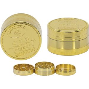 11385 Grinder-dohányörlő fém , 3 részes- 4 cm átmérő