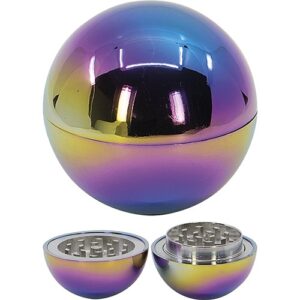 11386 Grinder- dohányörlő fém , 2 részes- 5,5 cm átmérő