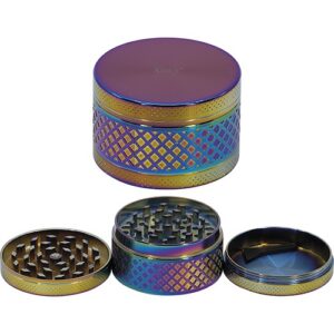 11401 REMO.Grinder-dohányörlő fém , 3 részes-5,5 cm átmérő