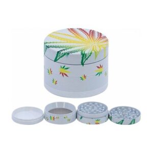 11476 Grinder- dohányőrlő fém, 4 x részes-5 cm átmérő