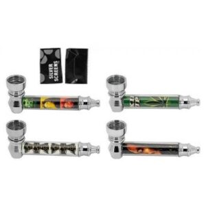 58376 Fém pipa + szűrő 8 cm , több minta-készlet szerint