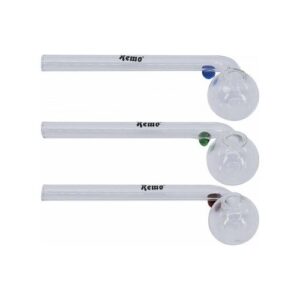 58635 REMO.Üveg pipa-13 cm , több színben -készlet szerint