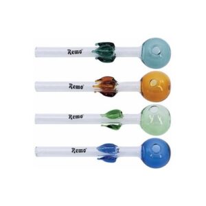 58652 REMO.Üveg pipa-13,5 cm,több színben-készlet szerint