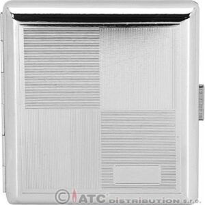 15615 REMO. Cigarettatárca fém ,normál, 20 szálas , fém lefogó