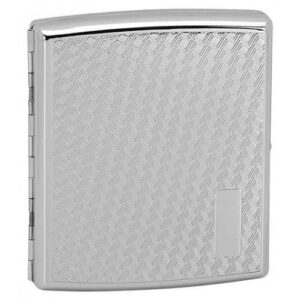 15908 LdM. Cigarettatárca fém ,normál, 20 szálas , fém lefogó