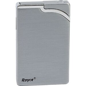 35555 ROYCE. Öngyújtó fém, vihar, díszdobozban.