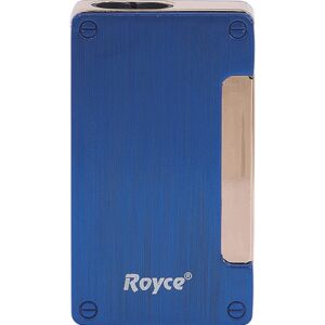 35582 ROYCE.Öngyújtó fém , 2x vihar láng , gáztöltős
