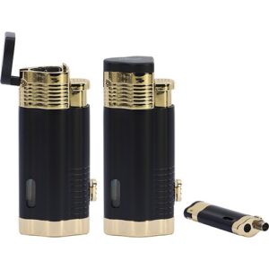 35590 LdM. Öngyújtó fém , 3x vihar láng+lékelő,gáztöltős