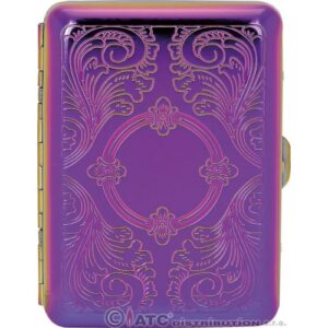 40155 MEEX. Cigarettatárca fém , normál , 16-19 szálas,fém lefogó