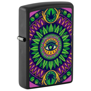 48583 Cannabis Mintás Design (UV fényben világít)