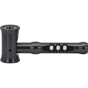 58549 REMO. Fémpipa+üveg kombináció, 14 cm