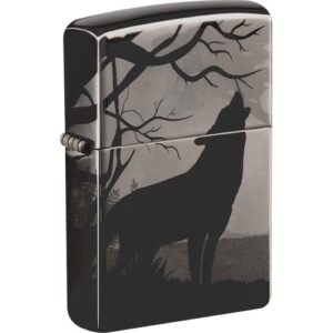 49188 Farkas Zippo öngyújtó Black Ice® 360°os gravírozással