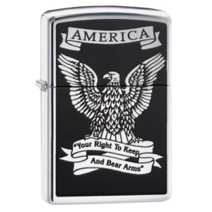 28290 Fekete-Fehér Amerika Zippo öngyújtó