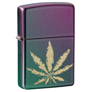 49185 Irizáló marihuánalevél Zippo öngyújtó