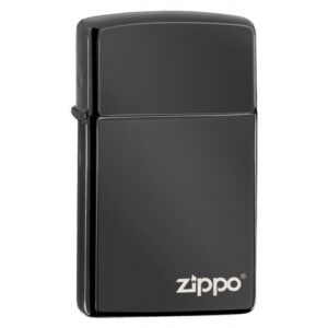 28123zl Slim ®polírozott fekete Zippo öngyújtó Zippo logóval