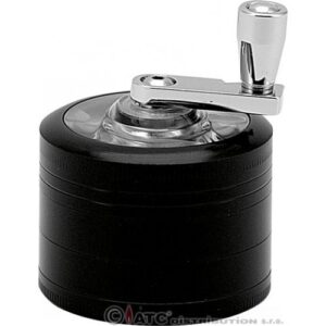 11270 Grinder- dohányőrlő fém, karos , 4 részes - 5cm átmérő , több színben