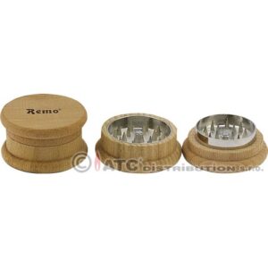 11279 Grinder- dohányőrlő fa-fém kombináció , 2 részes - 5 cm átmérő