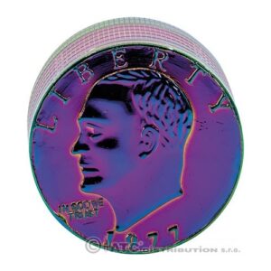 11320 Grinder- dohányőrlő fém , 3 részes- 4 cm átmérő