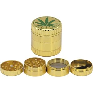 11343 REMO.Grinder-dogányörlő fém ,4 részes-4 cm