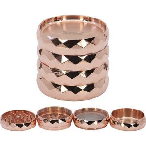 11356 REMO.Grinder-dohányörlő fém ,4 részes -6 cm átmérő