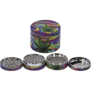 11366 REMO.Grinder-dohányörlő fém ,4 részes-5 cm átmérő