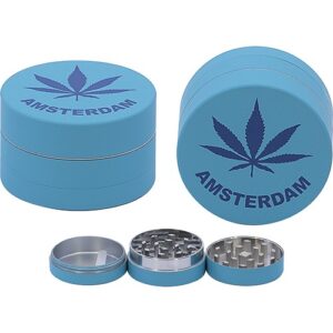 11409 REMO. Grinder-dohányörlő fém, 3 részes,4 cm átmérő