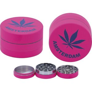 11410 REMO. Grinder-dohányörlő fém, 3 részes-4 cm átmérő