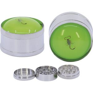 11412.REMO.Grinder- dohányörlő fém, 3 részesx 5 cm átmérő