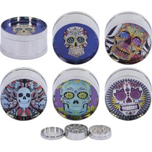 11413 REMO.Grinder- dohányörlő fém,3 részes x 5 cm átmérő, több minta-készlet szerint