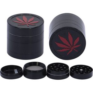 11425 REMO. Grinder-dohányörlő fém, 4 részes- 4 cm átmérő