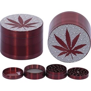 11438 REMO. Grinder-dohányörlő fém, 4 részes- 5 cm átmérő