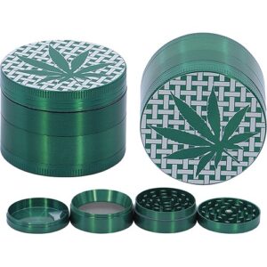 11439 REMO. Grinder-dohányörlő fém ,4 részes x 5 cm átmérő