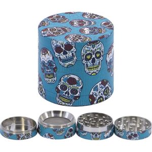 11447 REMO.Grinder- dohányörlő fém, 4 részes x 4 cm átmérő