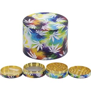 11459 REMO. Grinder-dohányörlő fém, 4 részes- 6 cm átm