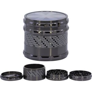 11492 REMO. Grinder-dohányörlő fém, 4 részes- 6cm