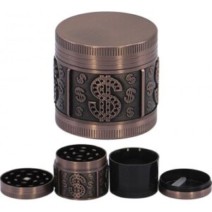 11503.Grinder- dohányörlő fém,4 részes-4 cm átmérő