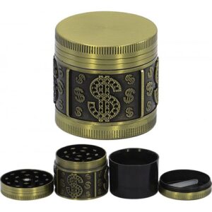 11504.Grinder- dohányörlő-fém,4 részes-4 cm átmérő