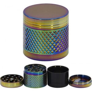 11519.Grinder- dohányörlő fém,4részes-4 cm átmérő