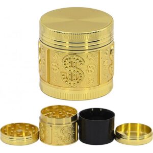 11522.Grinder- dohányörlő fém,4 részes-4 cm átmérő