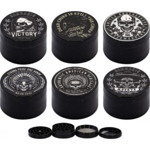 11532.Grinder- dohányörlő fém,4 részes-4 cm átmérő