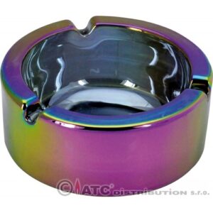 12852 Hamutartó üveg , 9 cm átmérő , több színben-készlet szerint