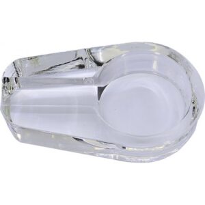 12910. Hamutartó szivarhoz- üveg,12 x7,5 cm átmérő