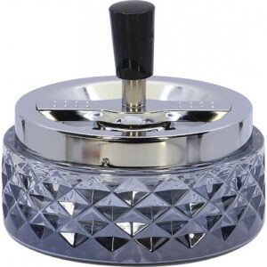 12931. Hamutartó üveg-12 cm átmérő