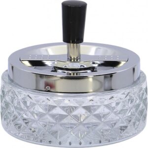 12933. Hamutartó üveg-12 cm átmérő